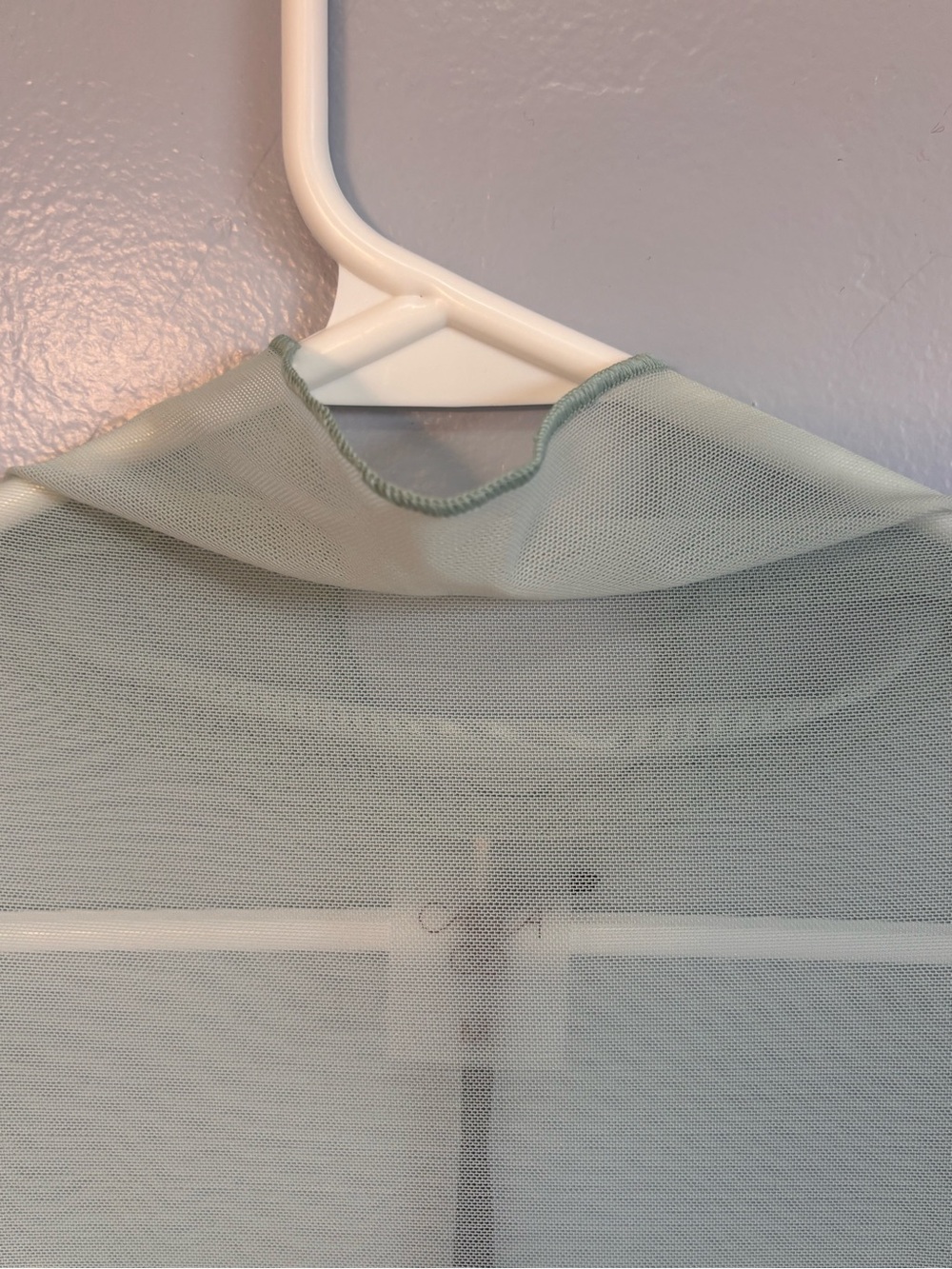 CALIA Draped Funnel Long Sleeve Mesh Top. Sz M. NWT - Picture 2 of 7